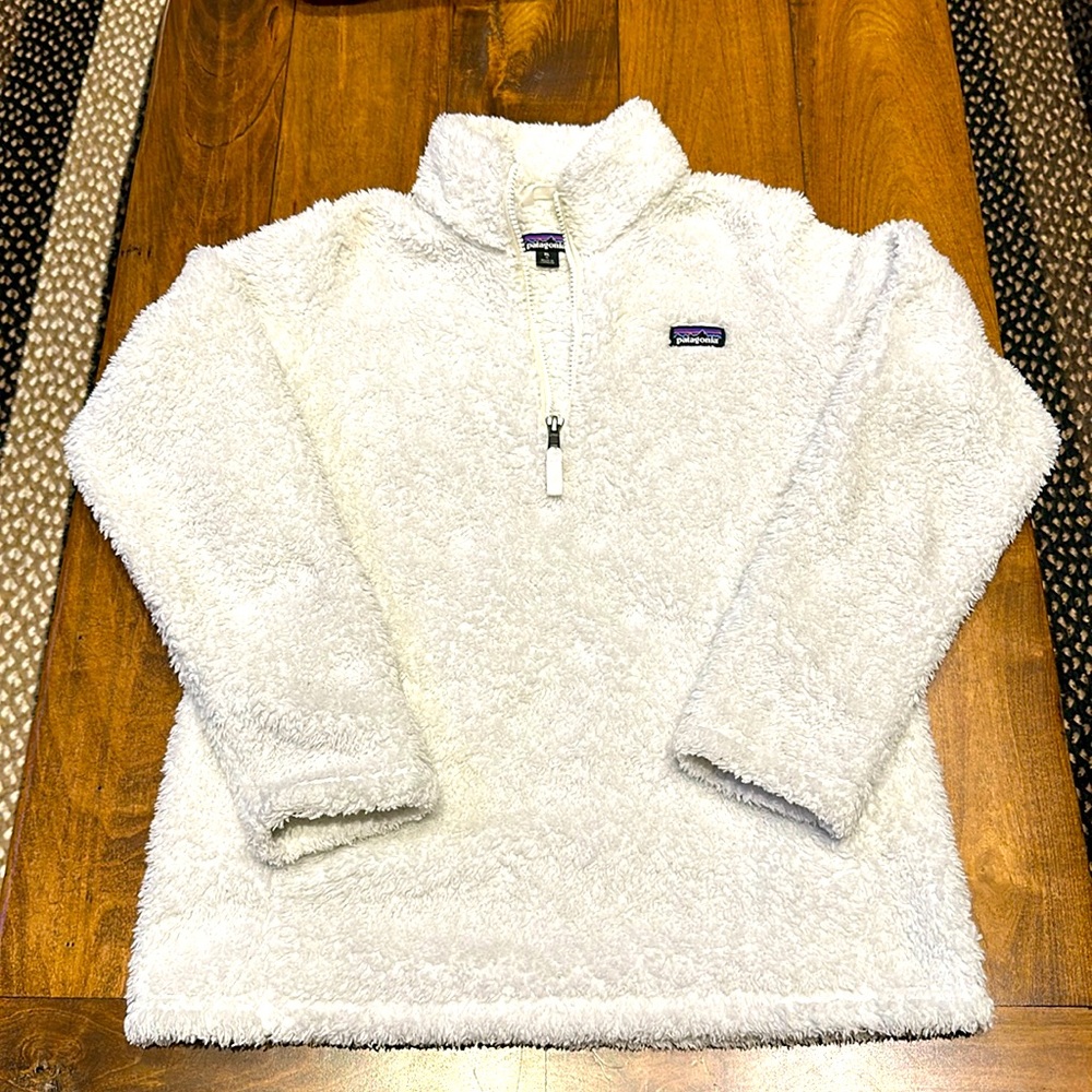 Patagonia Fleece pullover Youth X-large - White